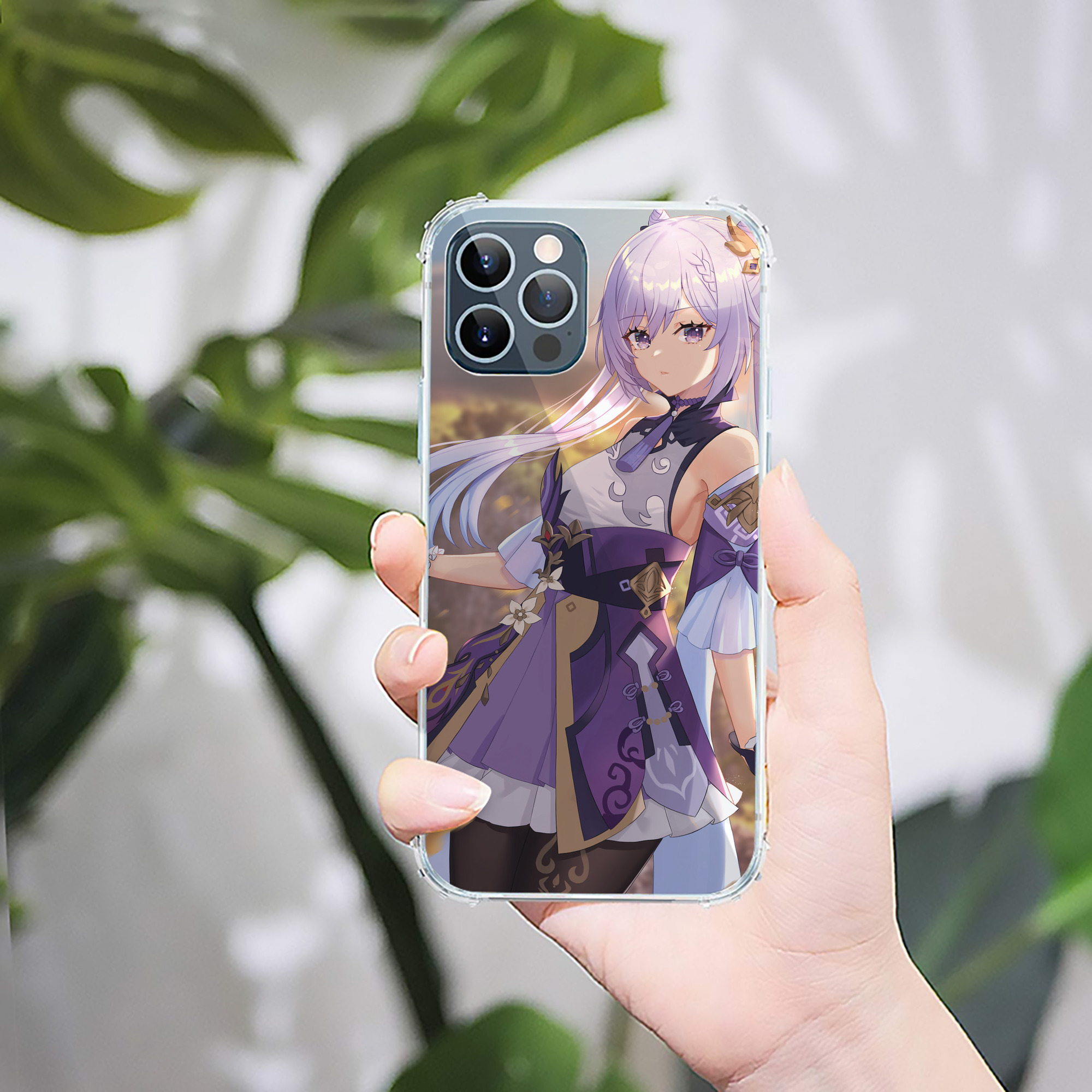 げんし神 genshin 【iPhone 12シリーズ対応】透明スマホケース（クリアソフトケース）